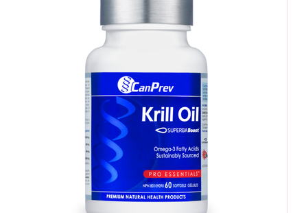 CanPrev - Huile de krill 60 gélules | 60 gélules
