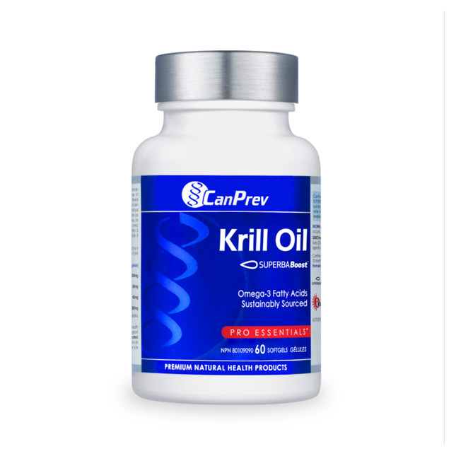 CanPrev - Huile de krill 60 gélules | 60 gélules