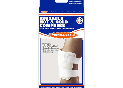 CHAMPION - Therma-Kool Hot/Cold Compress for Knee/Shoulder | 6" x 10"