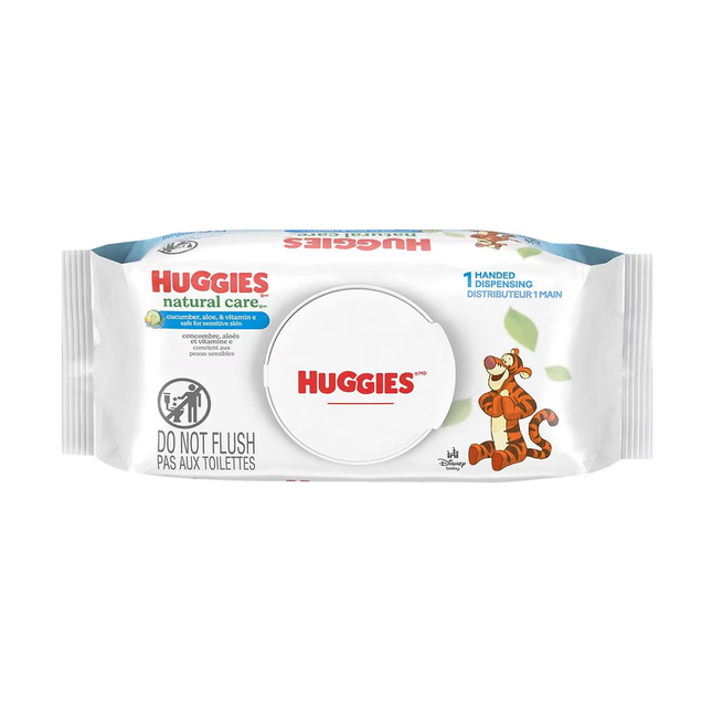 Huggies - Natural Care, Cucumber Aloe & Vitamin E | 56 Wipes