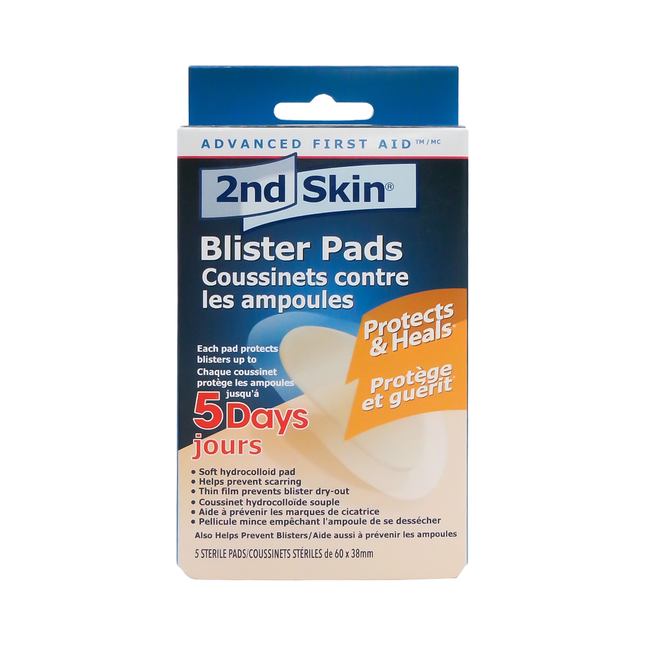 2ème Peau - Blister Pads - Protège et Guérit Pendant 5 Jours | 5 tampons stériles