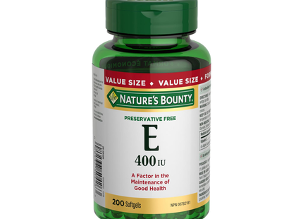 Nature's Bounty - Vitamin E | 200 Softgels