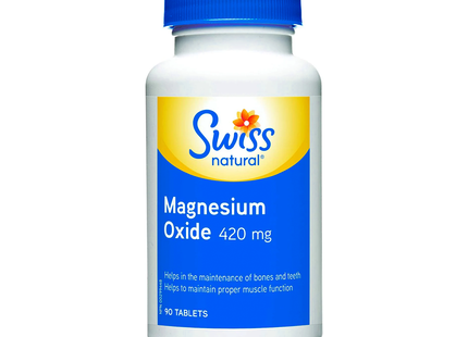 Swiss Natural - Magnesium Oxide 420 mg | 90 Tablets