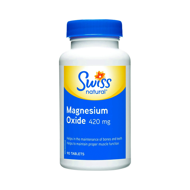 Swiss Natural - Magnesium Oxide 420 mg | 90 Tablets