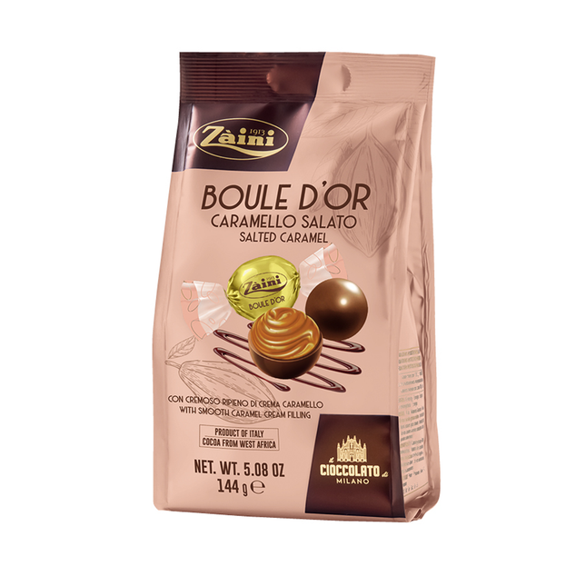 Boule D'or - Milk Chocolate Truffles With Creamy Salted Caramel Filling | 154 g