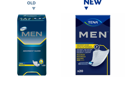 Tena - Men Absorbent Guard - Moderate | 20 Count