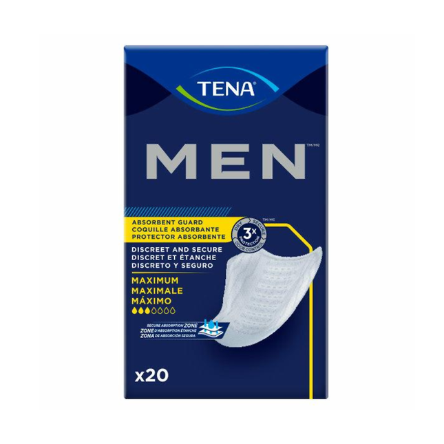 Tena - Men Absorbent Guard - Moderate | 20 Count