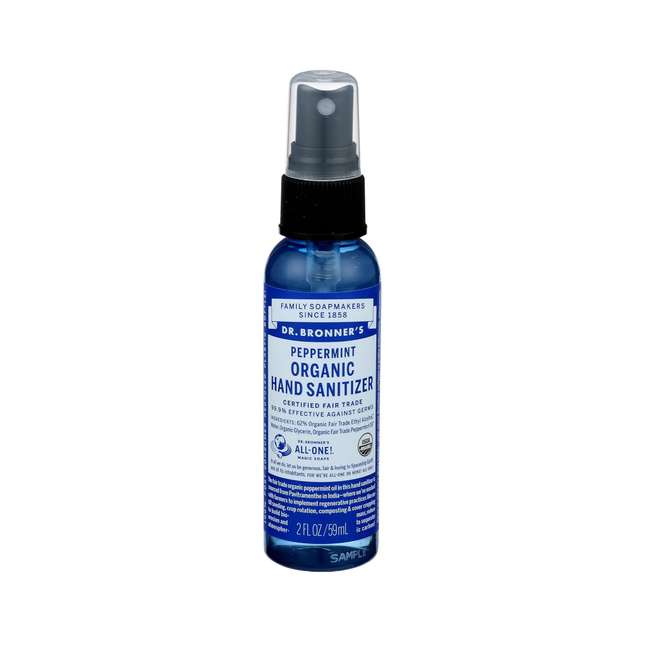 Dr. Bronner's - Organic Hand Sanitizer, Peppermint | 59 mL