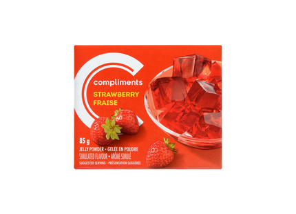 Compliments - Jelly Powder, Strawberry | 85 g