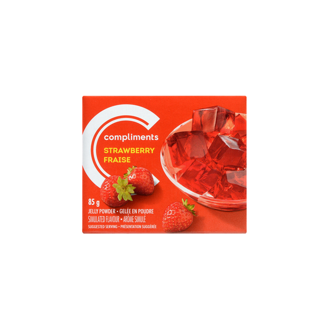 Compliments - Jelly Powder, Strawberry | 85 g