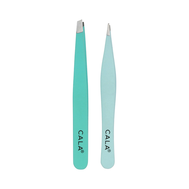 Cala - Fine Point & Slanted Tweezer Set | Tweezer Duo