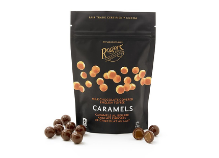 Rogers' Chocolates - Milk Chocolate Covered English Toffee Caramels | 150 g