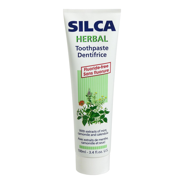 Silca - Dentifrice aux herbes aux extraits de menthe, de camomille et de calendula | 100 ml