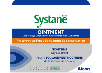 Systane - Lubricant Eye Ointment Nighttime Dry Eye Relief, Preservative Free | 3.5 g