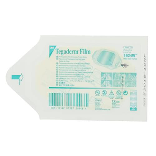 3M - Tegaderm Film - Transparent Film Dressing Frame Style | 6 cm x 7 cm