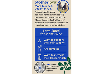 Motherlove - More Milk Plus | 120 capsules