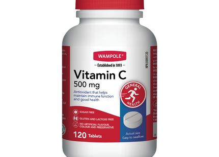 Wampole - Vitamin C 500 mg | 120 Tablets