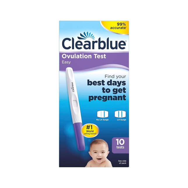 Clearblue - Test d'ovulation - 1 mois d'approvisionnement | 10 épreuves