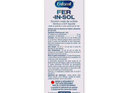 Enfamil - Fer-In-Sol Oral Solution | 50 mL