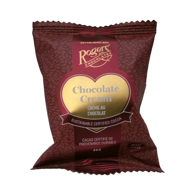 Rogers' Chocolates - Heart-Shaped Chocolate Cream | 40 g