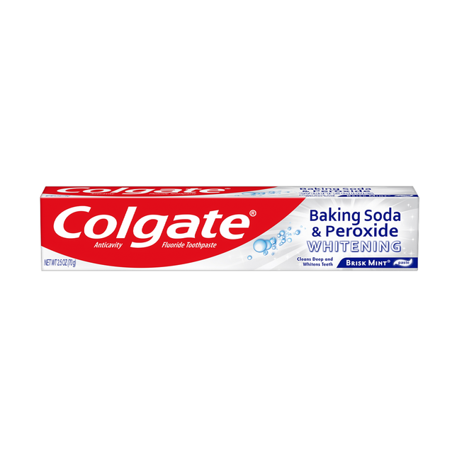 Colgate - Baking Soda & Peroxide Whitening Toothpaste - Brisk Mint | 70 g