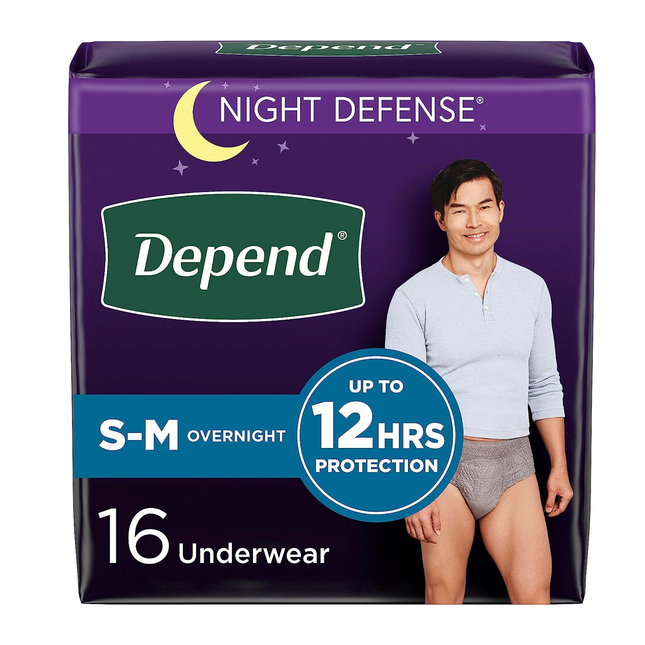 Depend - Fresh Protection Nuit Défense SM | 16 sous-vêtements