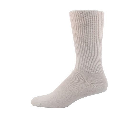 Simcan - La chaussette confort - Mi-mollet - Blanc - Grand | 1 paire