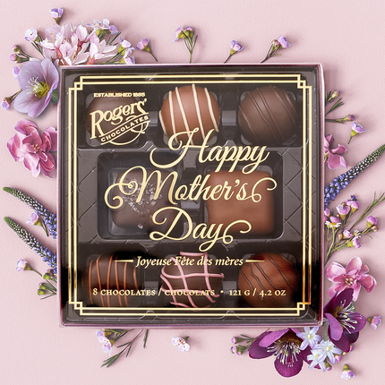 Rogers' Chocolates - Happy Mother's Day Assortment - 8 Chocolates | 121 g