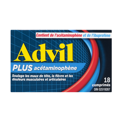 Advil - PLUS Acetaminophen | 18 Tablets