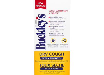 Buckley's - Extra Strength Dry Cough Suppressant Syrup | 150 mL