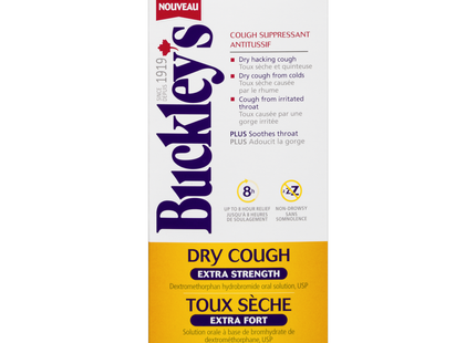 Buckley's - Dry Cough Suppressant, Extra Strength | 250 mL
