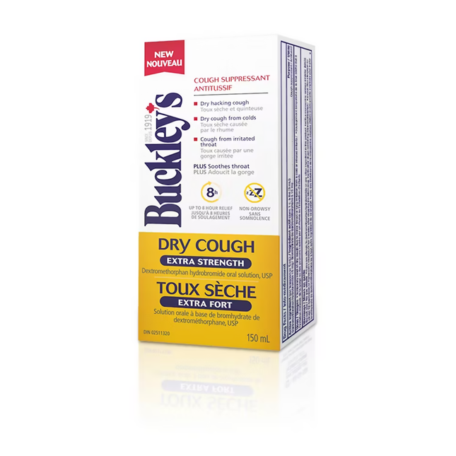 Buckley's - Dry Cough Suppressant - Extra Strength | 250 mL