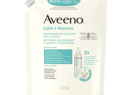 Aveeno - Nettoyant à l'avoine Calm + Restore | 473 mL