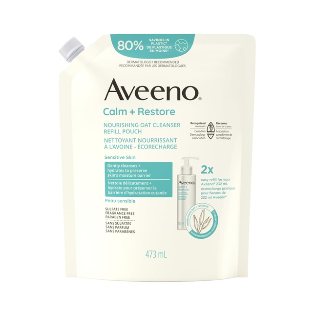 Aveeno - Nettoyant à l'avoine Calm + Restore | 473 mL