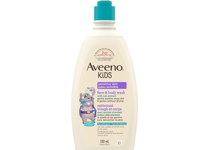 Aveeno - Kids Face & Body Wash | 532 mL