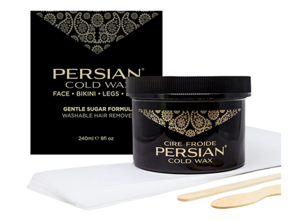 Persian - Gentle Sugar Formula Cold Wax for Face, Bikini, Legs & Body | 240 mL