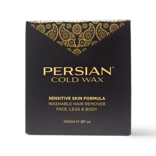 Cire froide persane – Formule peau sensible – Visage, jambes et corps | 240 ml
