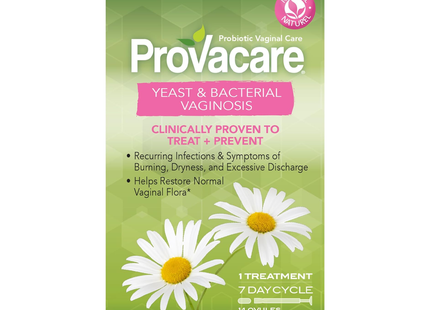 Provacare - Soins vaginaux probiotiques | 1 cycle de traitement