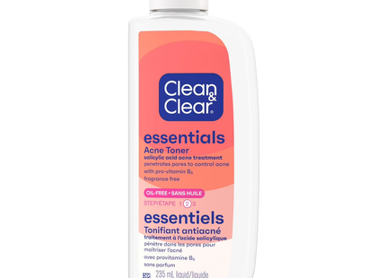 Clean &amp; Clear – Traitement anti-acné à l'acide salicylique Essentials | 235 ml