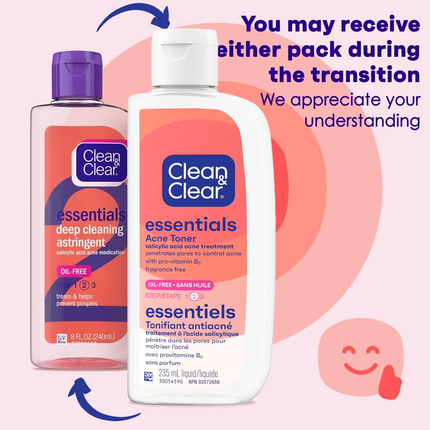 Clean & Clear - Essentials Salicylic Acid Acne Treatment | 235 mL