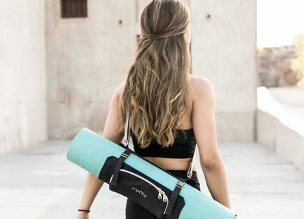 Rumi Earth - Porte-tapis de yoga origami | Graphite