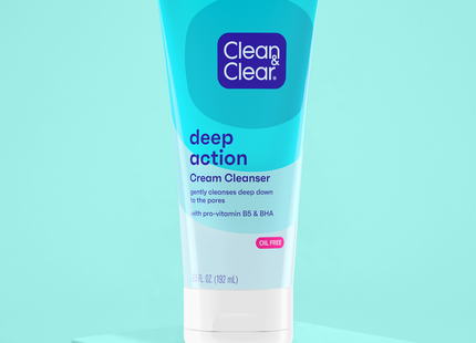 Clean & Clear - Deep Action Cream Cleanser | 192 mL