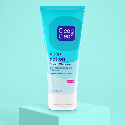 Clean & Clear - Deep Action Cream Cleanser | 192 mL