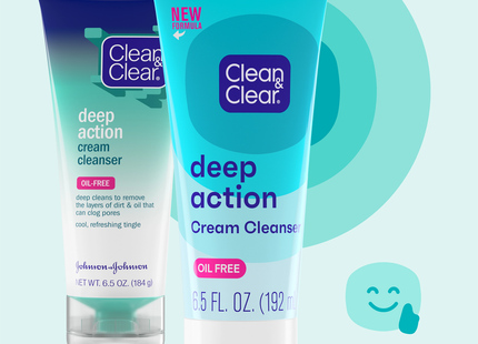 Clean &amp; Clear - Crème nettoyante à action profonde | 192 ml