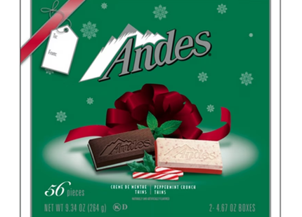 Andes - Peppermint Crunch Thins, 2 boxes | 56 pieces