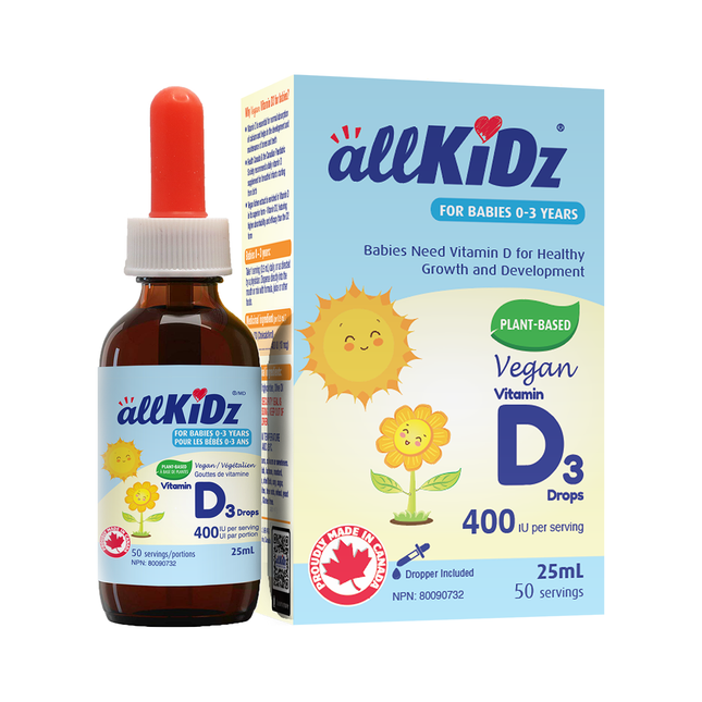 Allkidz - Vitamin D3 Drops Vegan | 25 mL