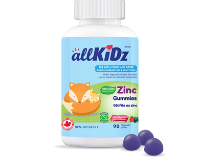 Allkidz - Zinc Gummies | 90 Gummies
