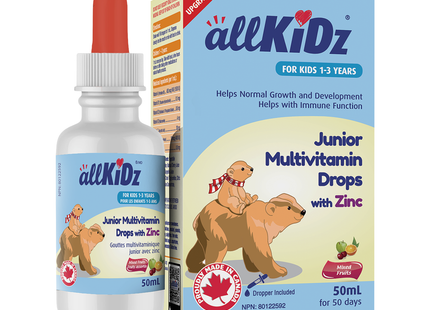 Allkidz - Jr Multivitamin Drops W Zinc | 50 mL