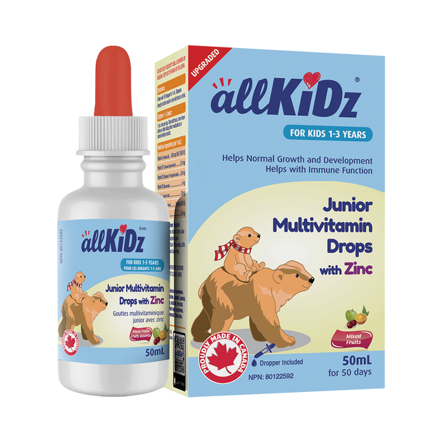 Allkidz - Jr Multivitamin Drops W Zinc | 50 mL
