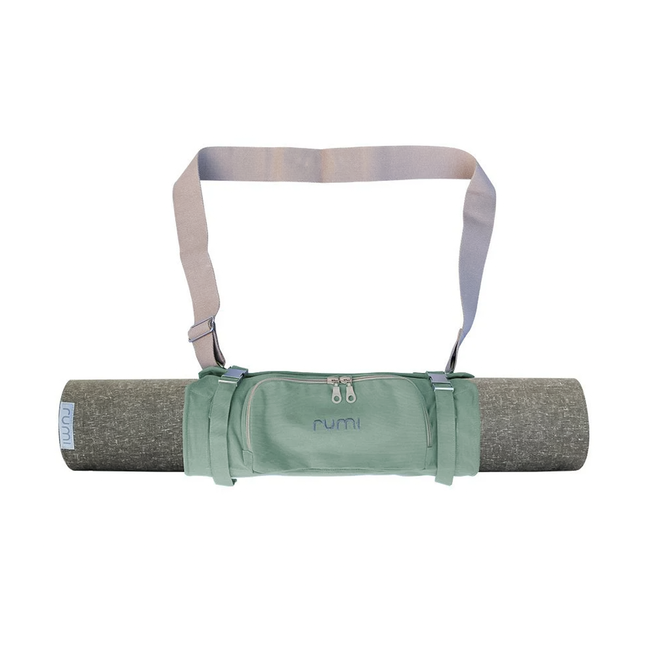 Rumi Earth - Porte-tapis de yoga origami | Lumière Paon